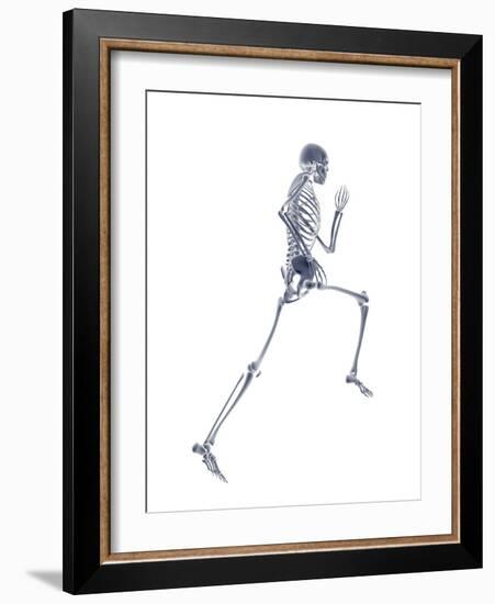 Skeleton Running-PASIEKA-Framed Photographic Print