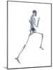 Skeleton Running-PASIEKA-Mounted Photographic Print