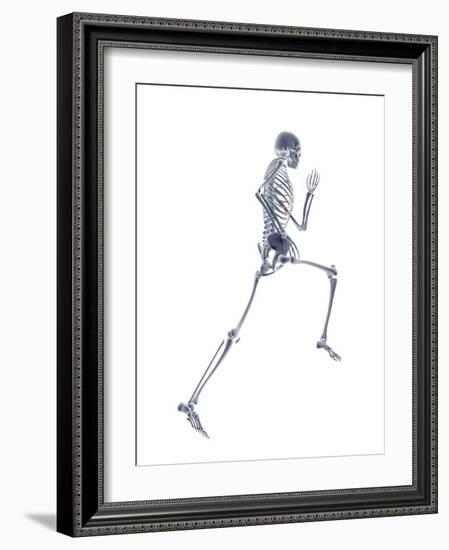 Skeleton Running-PASIEKA-Framed Photographic Print