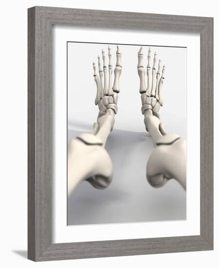 Skeleton's Feet, Artwork-David Mack-Framed Photographic Print