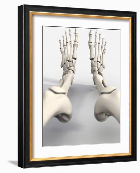 Skeleton's Feet, Artwork-David Mack-Framed Photographic Print