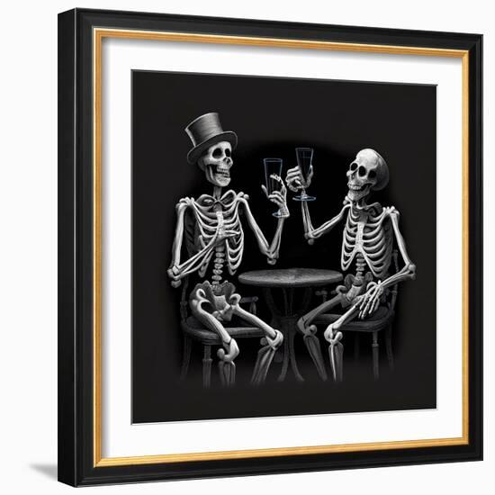 Skeleton V-null-Framed Giclee Print