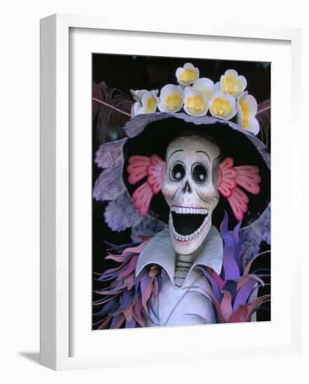 Skeletons, Day of the Dead, Paper Mache Sculpture, Oaxaca, Mexico-Judith Haden-Framed Photographic Print