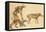 Skeletons of Man, Dog, Wild Boar, 1860-Science Source-Framed Premier Image Canvas