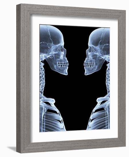 Skeletons, X-ray Artwork-David Mack-Framed Photographic Print