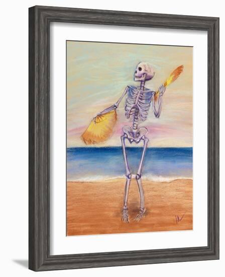 Skelly Dancer No. 10-Marie Marfia-Framed Giclee Print