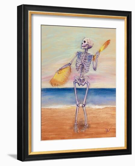 Skelly Dancer No. 10-Marie Marfia-Framed Giclee Print