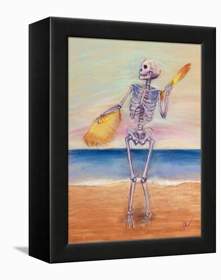 Skelly Dancer No. 10-Marie Marfia-Framed Premier Image Canvas