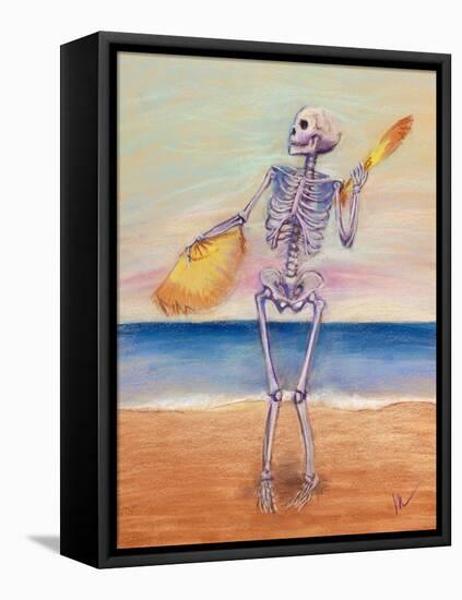 Skelly Dancer No. 10-Marie Marfia-Framed Premier Image Canvas