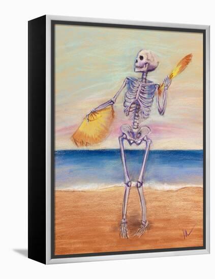 Skelly Dancer No. 10-Marie Marfia-Framed Premier Image Canvas