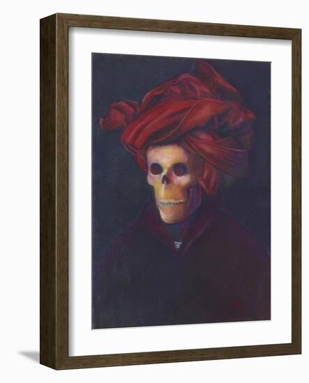 Skelly In The Red Turban-Marie Marfia Fine Art-Framed Giclee Print