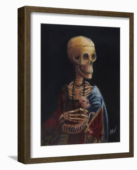 Skelly With A Ferret-Marie Marfia Fine Art-Framed Giclee Print