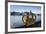 Skeppsholmsbron Bridge, Crown, Gilded, View on Stockholm Castle-Frina-Framed Photographic Print