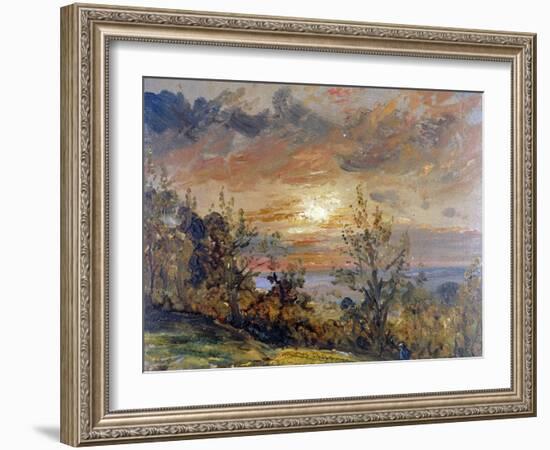 Sketch at Hampstead Heath-John Constable-Framed Giclee Print