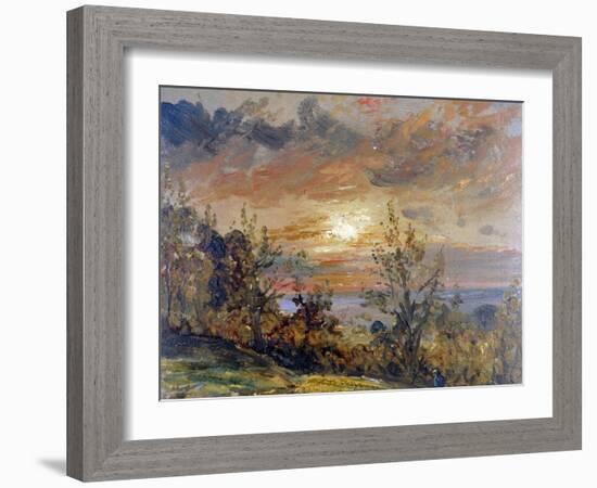 Sketch at Hampstead Heath-John Constable-Framed Giclee Print