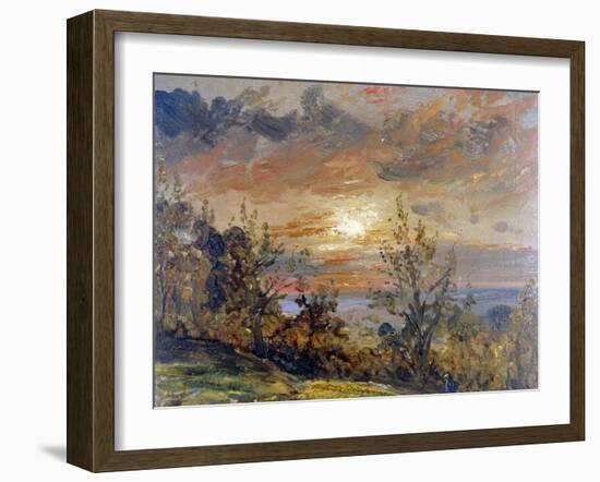 Sketch at Hampstead Heath-John Constable-Framed Giclee Print