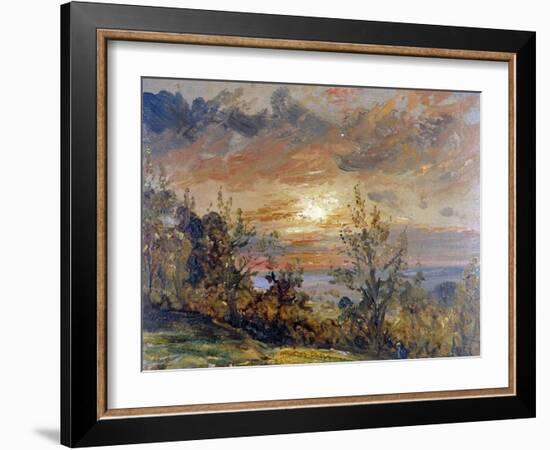 Sketch at Hampstead Heath-John Constable-Framed Giclee Print