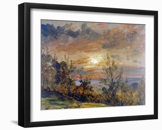 Sketch at Hampstead Heath-John Constable-Framed Giclee Print