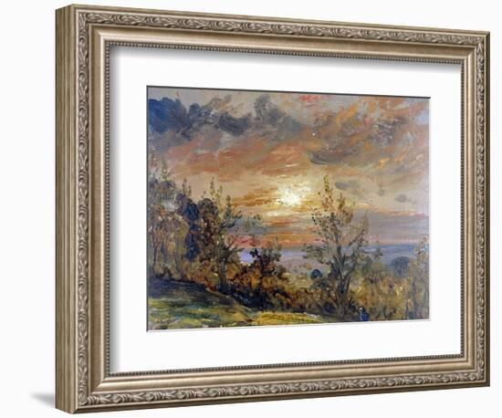 Sketch at Hampstead Heath-John Constable-Framed Giclee Print