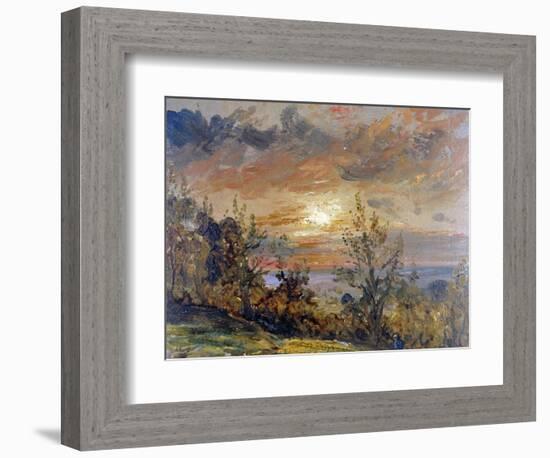 Sketch at Hampstead Heath-John Constable-Framed Giclee Print