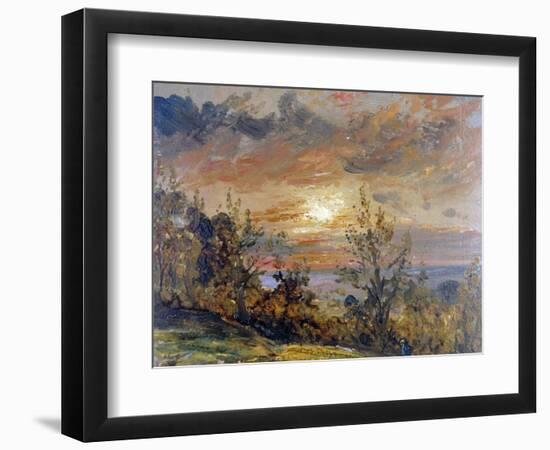 Sketch at Hampstead Heath-John Constable-Framed Giclee Print