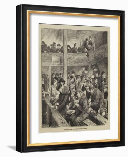 Sketch at Ned Wright's Thieves' Supper-Henry Towneley Green-Framed Giclee Print