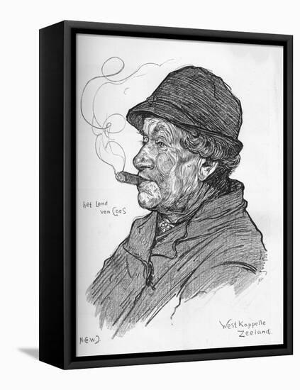 Sketch by Nico Jungmann, C1900-Nicolaas Wilhelm Jungmann-Framed Premier Image Canvas