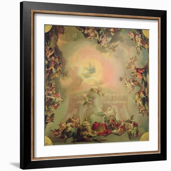 Sketch for a Ceiling Painting: the Institution of the Order of St Charles III-Vicente Lopez y Portana-Framed Giclee Print