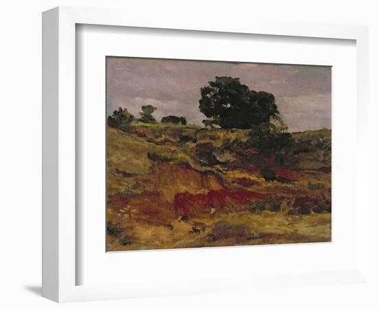 Sketch for a Landscape, 'View in Bedfordshire', C.1890-Frederick Leighton-Framed Giclee Print