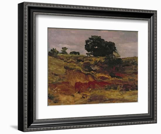 Sketch for a Landscape, 'View in Bedfordshire', C.1890-Frederick Leighton-Framed Giclee Print