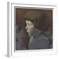 Sketch for a Portrait of a Child-Paul Albert Besnard-Framed Giclee Print