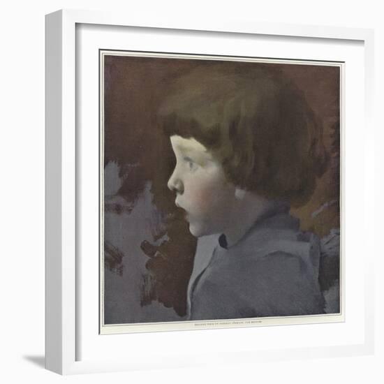 Sketch for a Portrait of a Child-Paul Albert Besnard-Framed Giclee Print