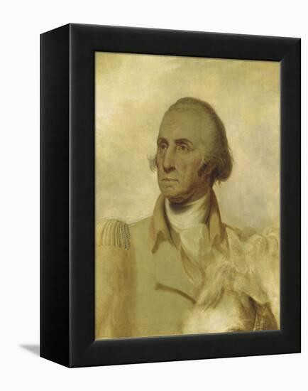 Sketch for a Portrait of George Washington-Rembrandt Peale-Framed Premier Image Canvas