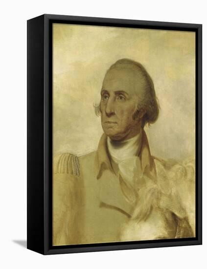 Sketch for a Portrait of George Washington-Rembrandt Peale-Framed Premier Image Canvas