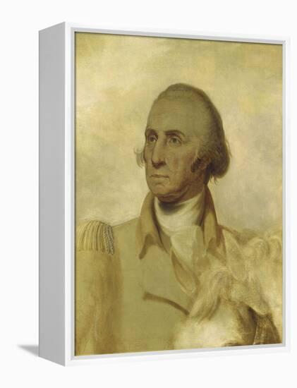 Sketch for a Portrait of George Washington-Rembrandt Peale-Framed Premier Image Canvas