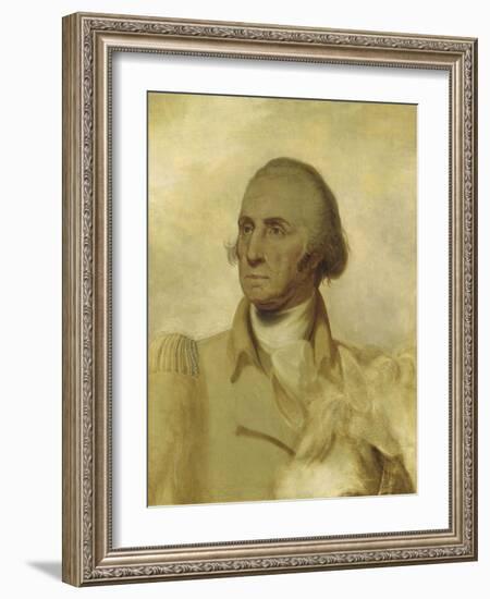 Sketch for a Portrait of George Washington-Rembrandt Peale-Framed Giclee Print