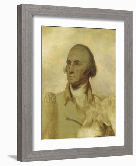 Sketch for a Portrait of George Washington-Rembrandt Peale-Framed Giclee Print