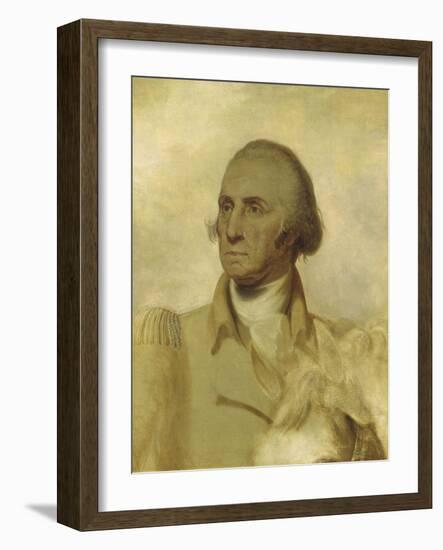 Sketch for a Portrait of George Washington-Rembrandt Peale-Framed Giclee Print