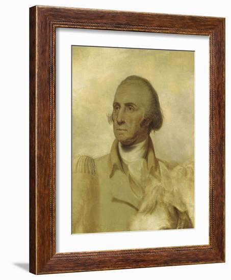 Sketch for a Portrait of George Washington-Rembrandt Peale-Framed Giclee Print