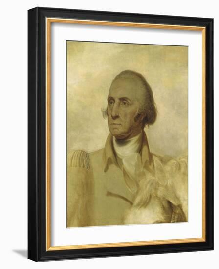 Sketch for a Portrait of George Washington-Rembrandt Peale-Framed Giclee Print