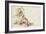 Sketch for a Wolf Hunt-Peter Paul Rubens-Framed Giclee Print