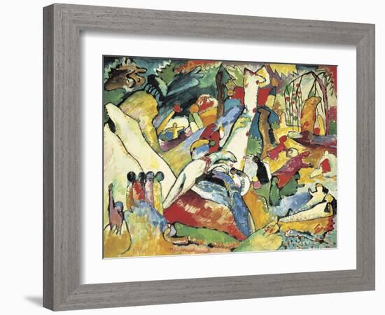 Sketch for Composition II, 1909 - 10-Wassily Kandinsky-Framed Giclee Print