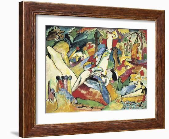 Sketch for Composition II, 1909 - 10-Wassily Kandinsky-Framed Giclee Print