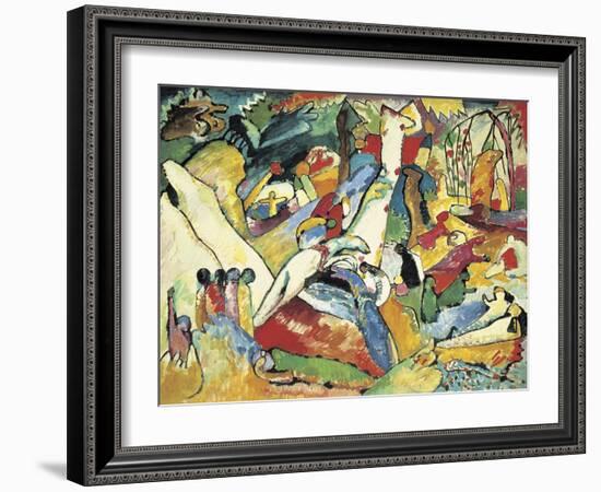 Sketch for Composition II, 1909 - 10-Wassily Kandinsky-Framed Giclee Print