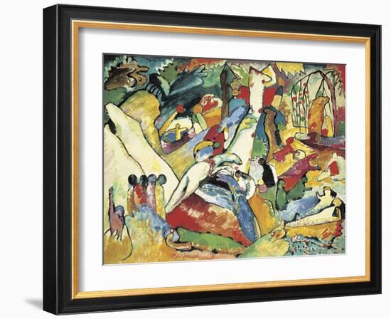 Sketch for Composition II, 1909 - 10-Wassily Kandinsky-Framed Giclee Print