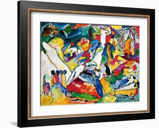 Sketch for Compositon II, 1910-Wassily Kandinsky-Framed Giclee Print