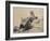 Sketch for 'Happy as a King', 19Th Century (Drawing)-William Collins-Framed Giclee Print