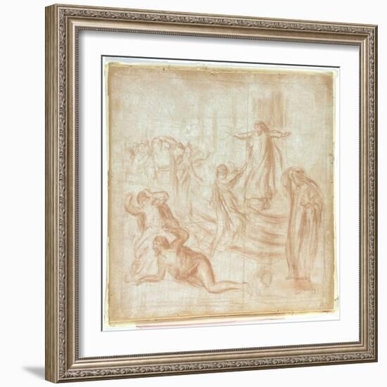 Sketch for King Oedipus, c.1895-Pierre-Auguste Renoir-Framed Giclee Print