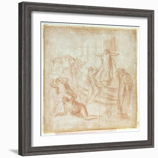 Sketch for King Oedipus, c.1895-Pierre-Auguste Renoir-Framed Giclee Print