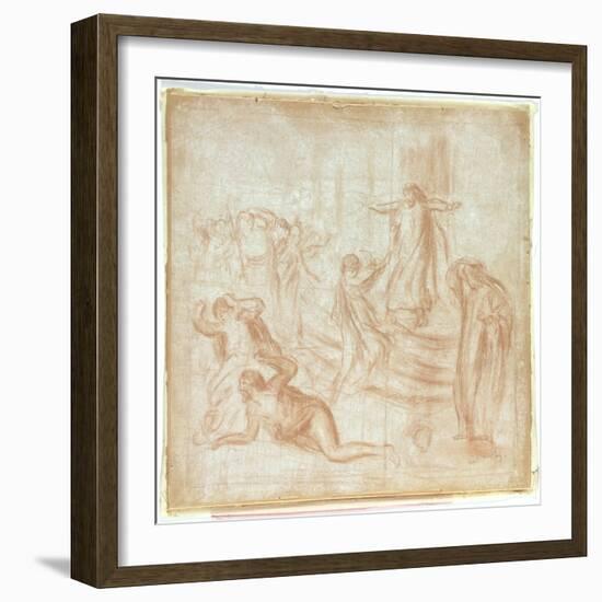 Sketch for King Oedipus, c.1895-Pierre-Auguste Renoir-Framed Giclee Print